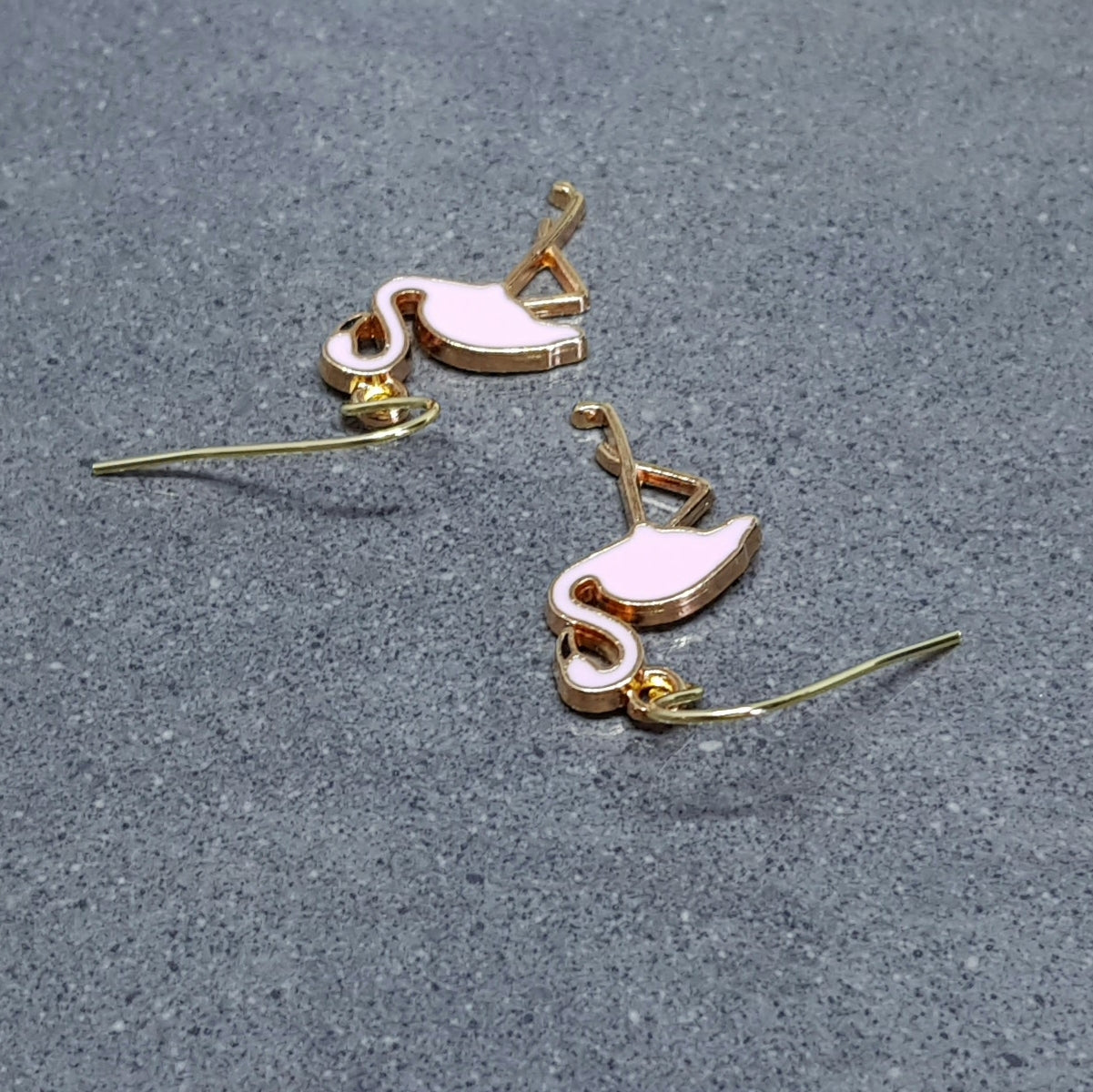 Rosa Flamingo Ohrringe