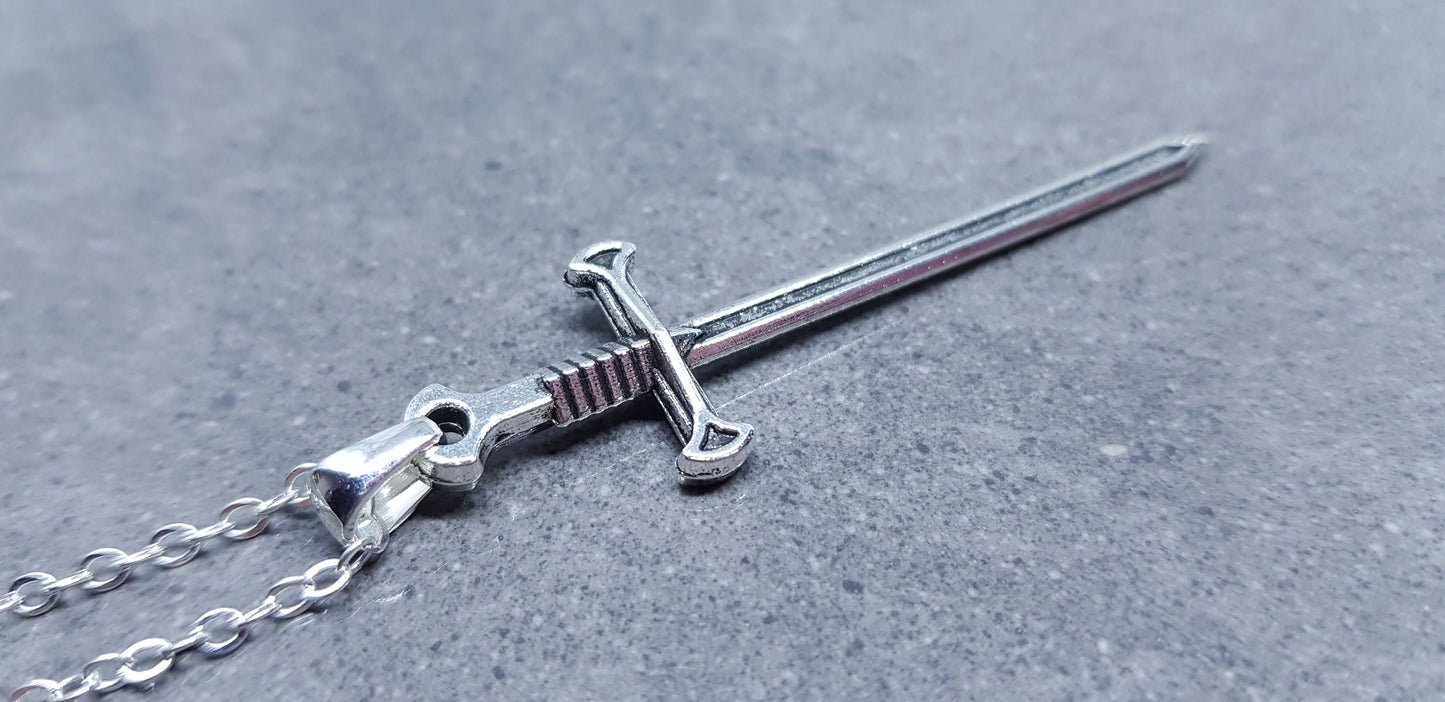 Sword Necklace, Miniature, Dagger Choker, Dagger Necklace, Sword Choker, Gothic Jewellery