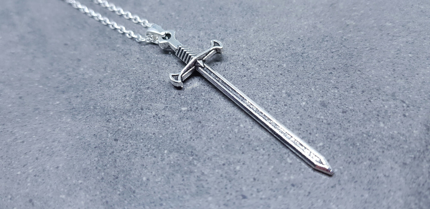 Sword Necklace, Miniature, Dagger Choker, Dagger Necklace, Sword Choker, Gothic Jewellery