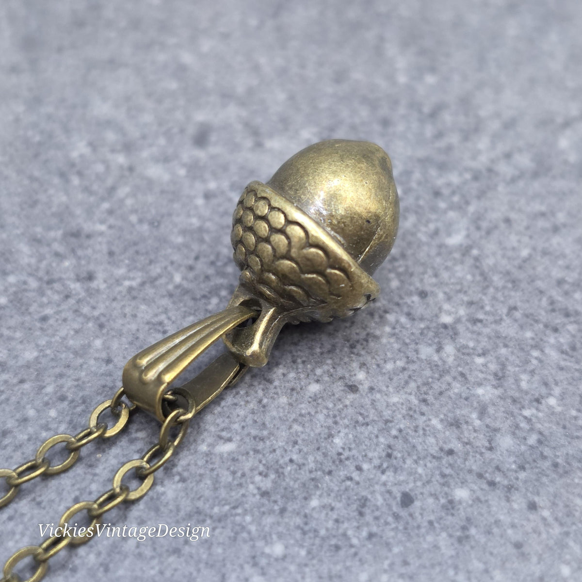 Acorn Necklace, Autumn Jewellery