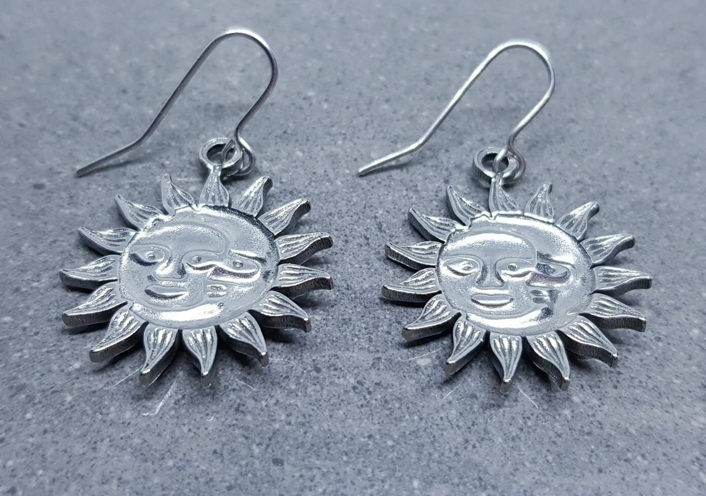 Sun and Moon Earrings