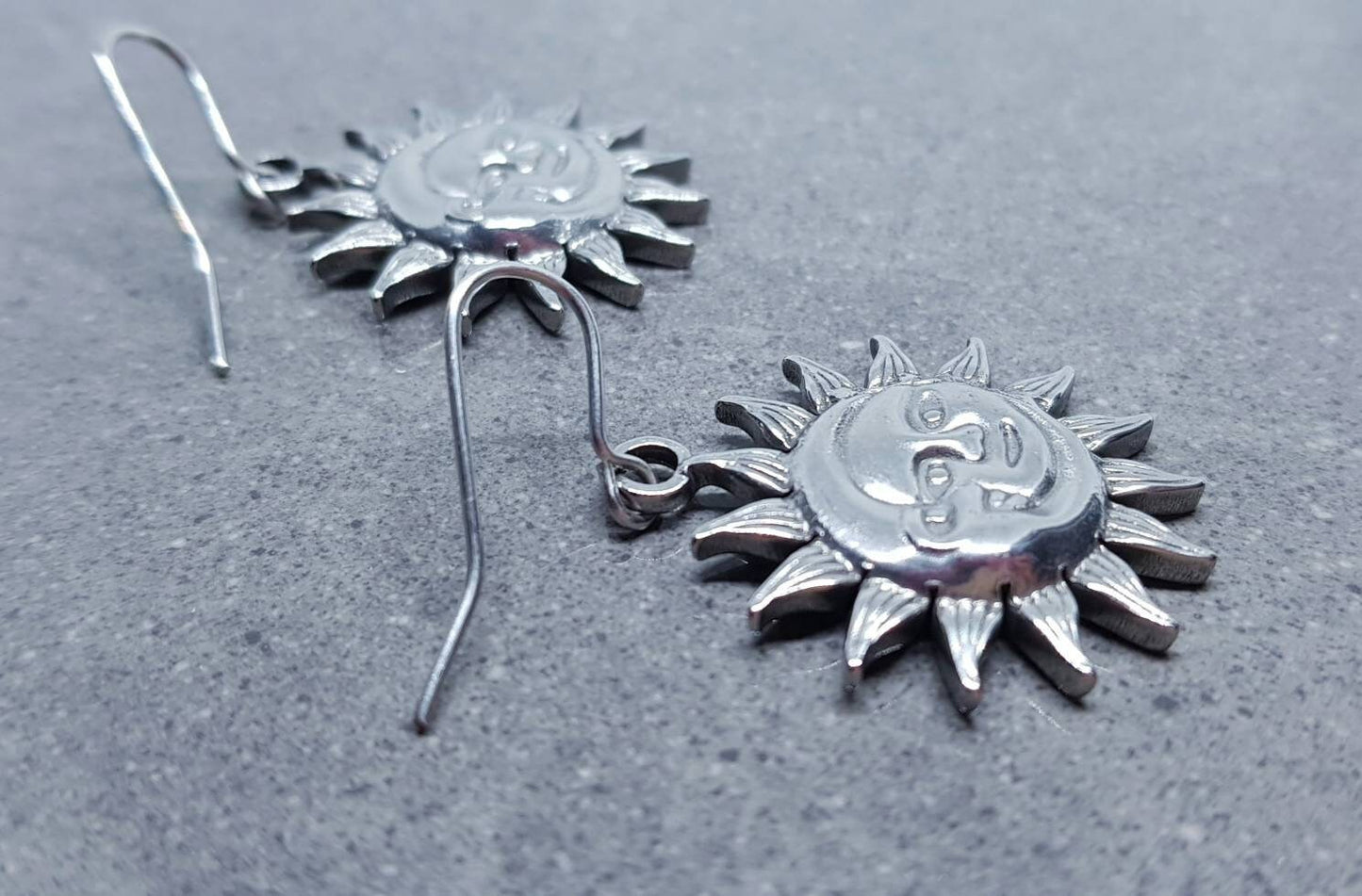 Sun and Moon Earrings