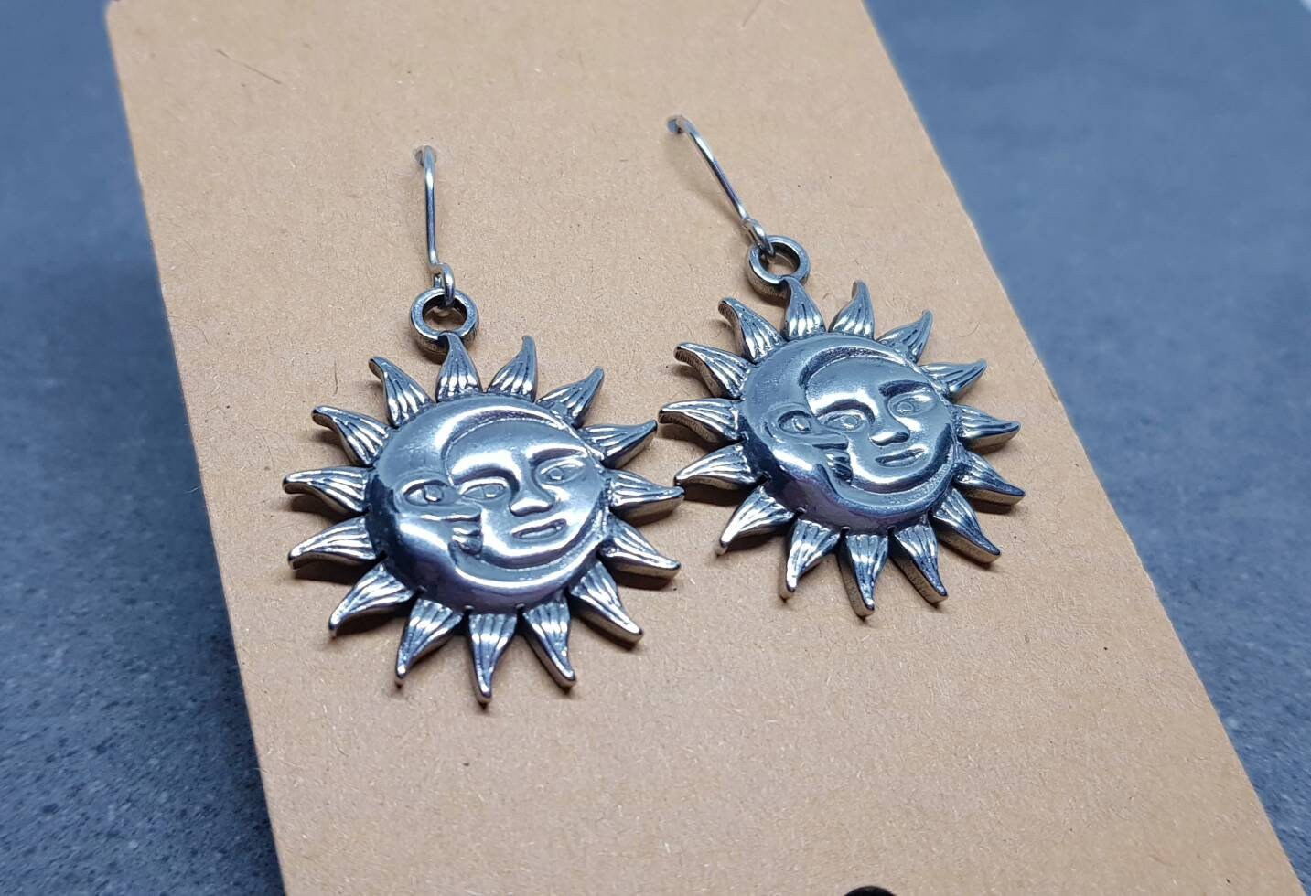 Sun and Moon Earrings