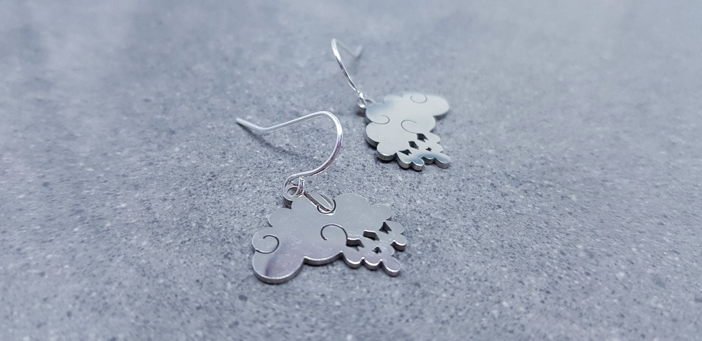 Rain Cloud Earrings