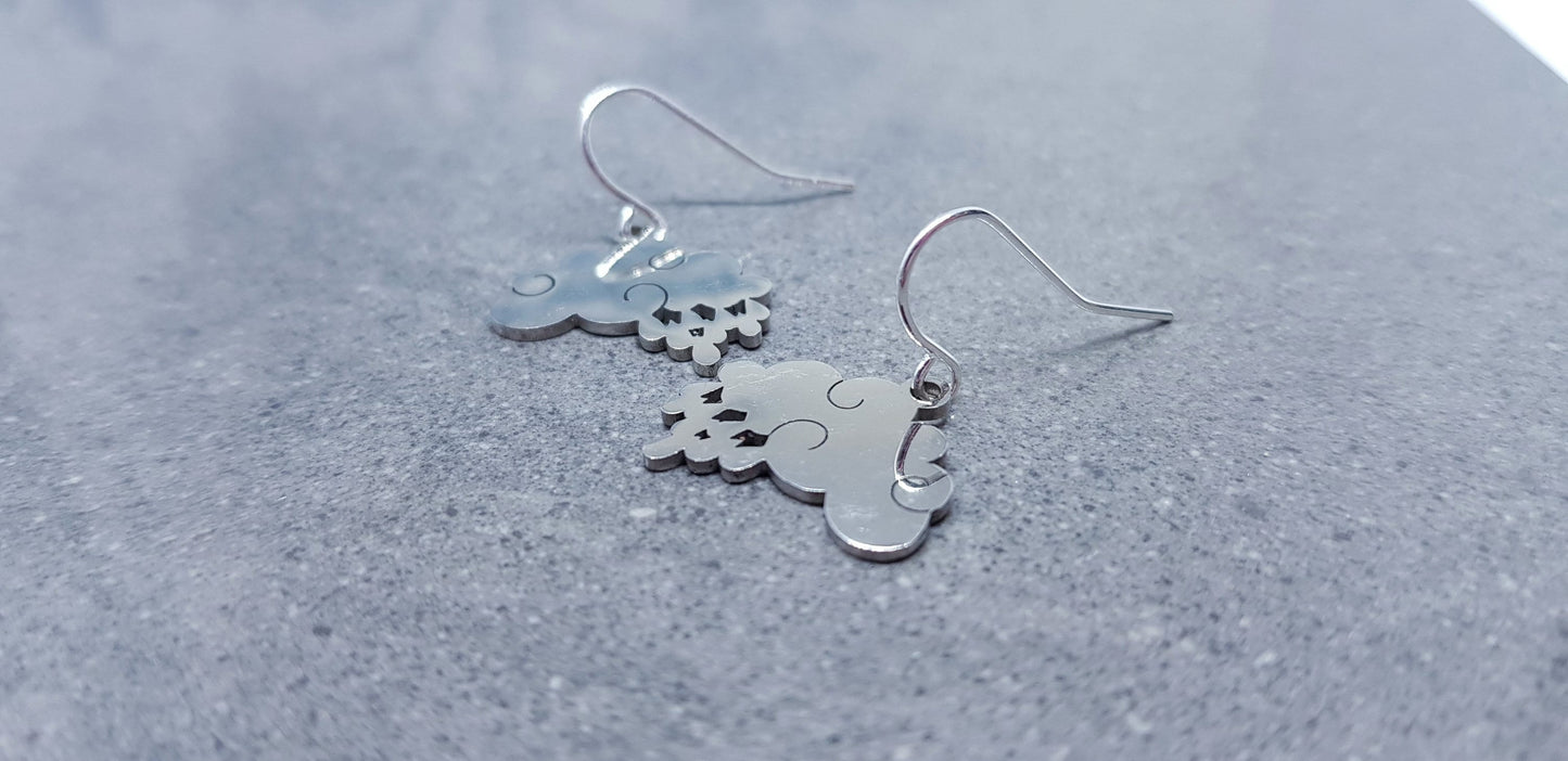 Rain Cloud Earrings