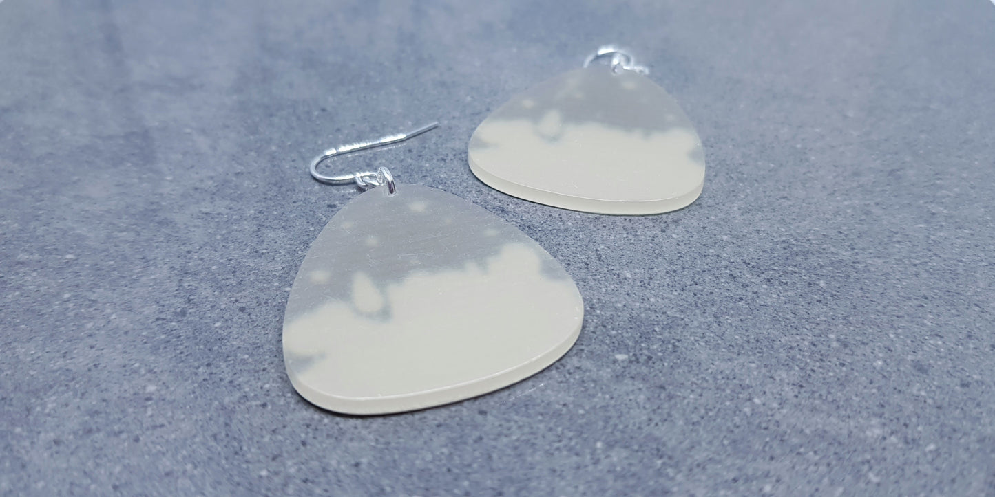 Resin Christmas Scene Earrings