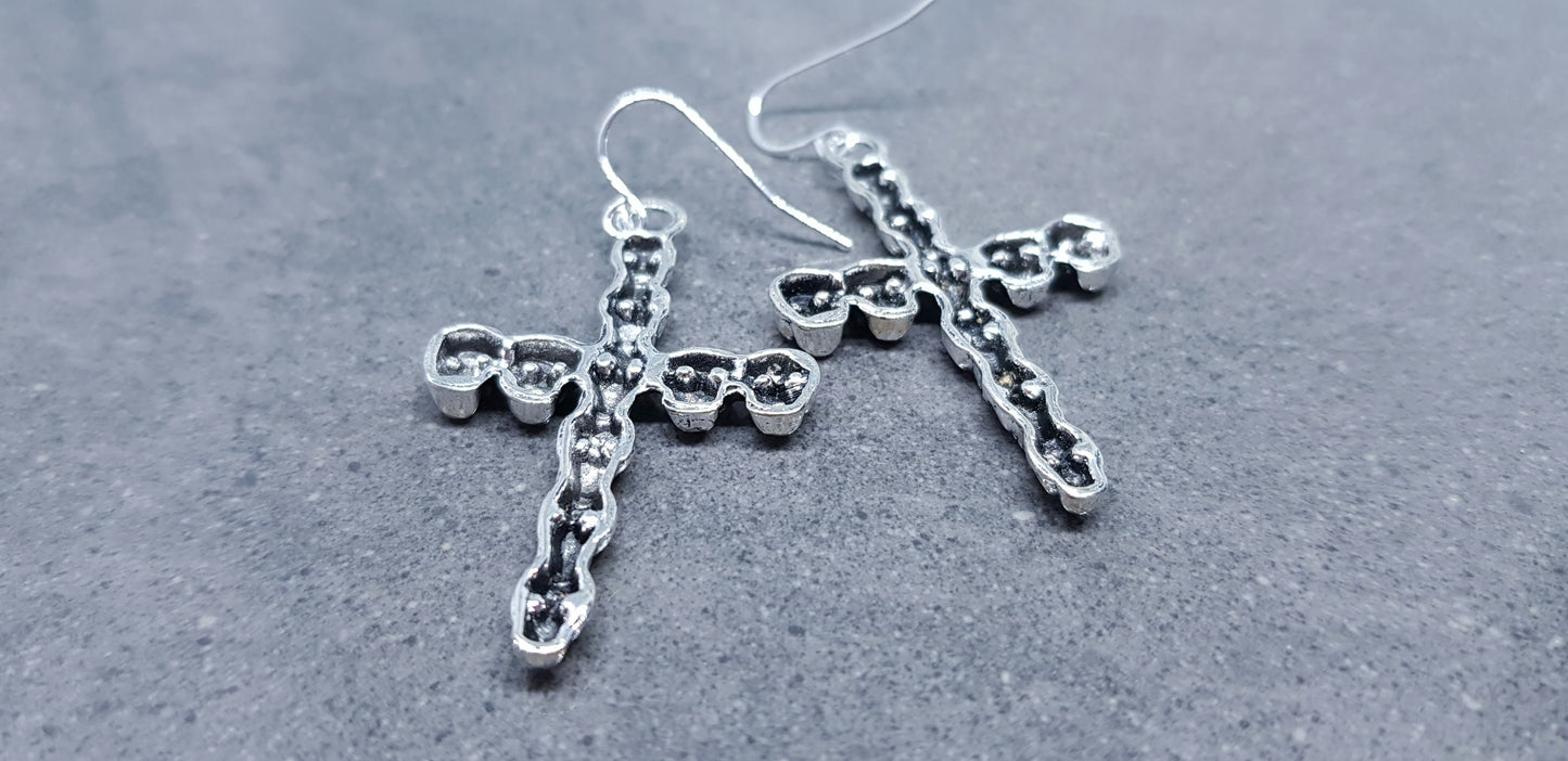 Skull Cross Earrings