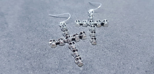 Skull Cross Earrings