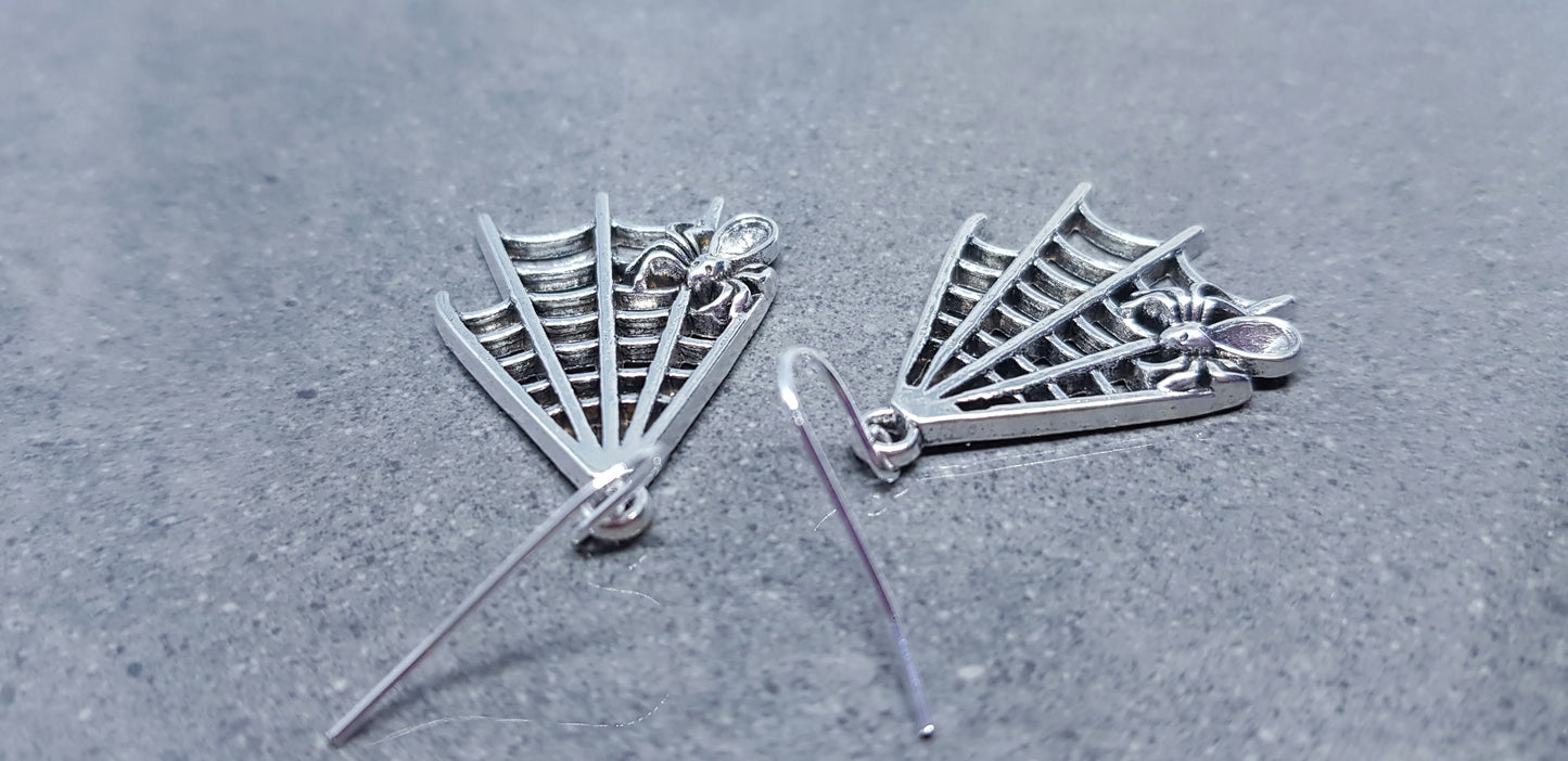 Spider Web Earrings