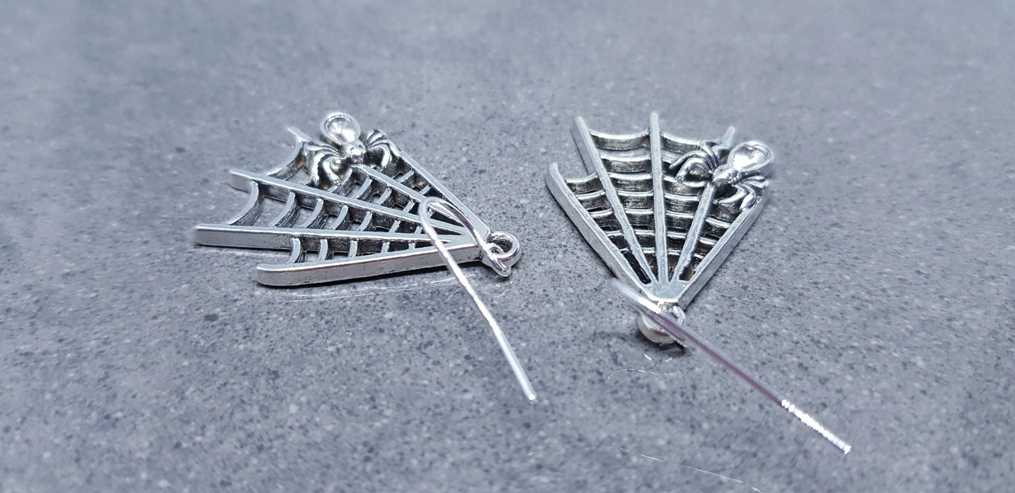 Spider Web Earrings