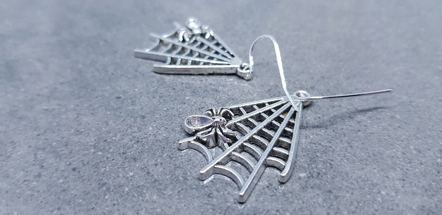 Spider Web Earrings