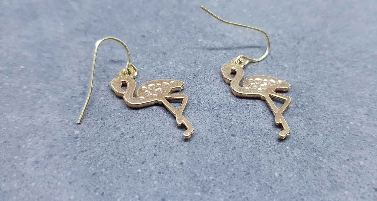 Pink Flamingo Earrings