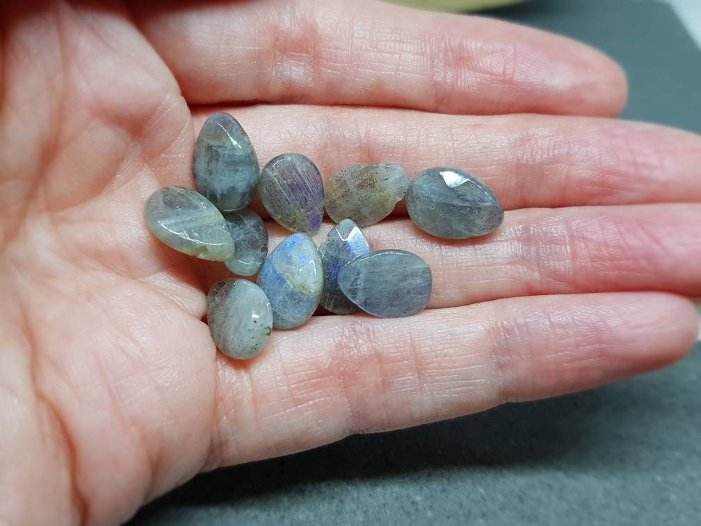 Handmade Labradorite Gemstone Necklace, Labradorite Jewellery, Gemstone Jewellery, Silver Plated, 925 Sterling Necklace