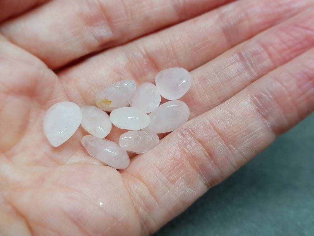 Pink Gemstone Necklace/Choker, Rose Quartz Jewelry, Pink Quartz Love Stone, Silver Plated, 925 Sterling Silver, Rose Quartz Necklace