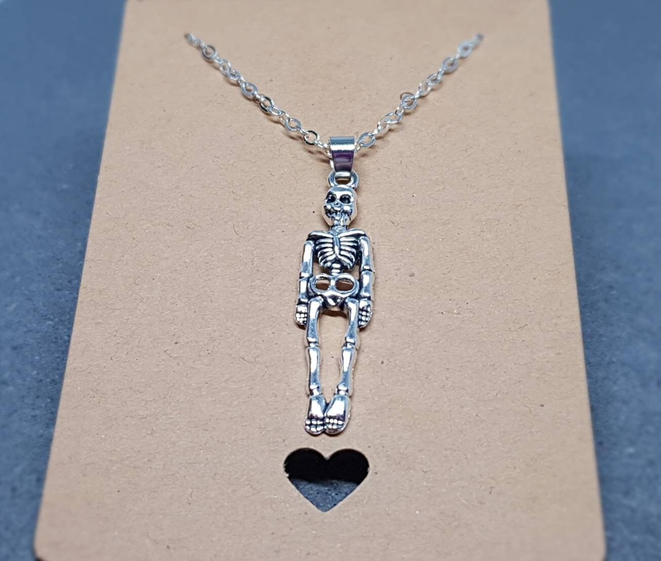Skeleton Choker, skeleton Necklace, Skull Necklace, Gothic Jewellery
