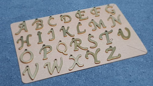 Letter Charms, Alphabet Charms, Personalise Your Own Jewellery, Jewellery Add On For Your Own Use, Use for Crafts, Wedding Favour, Gifts