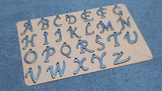 Letter Charms, Alphabet Charms, Personalise Your Own Jewellery, Jewellery Add On For Your Own Use, Use for Crafts, Wedding Favour, Gifts