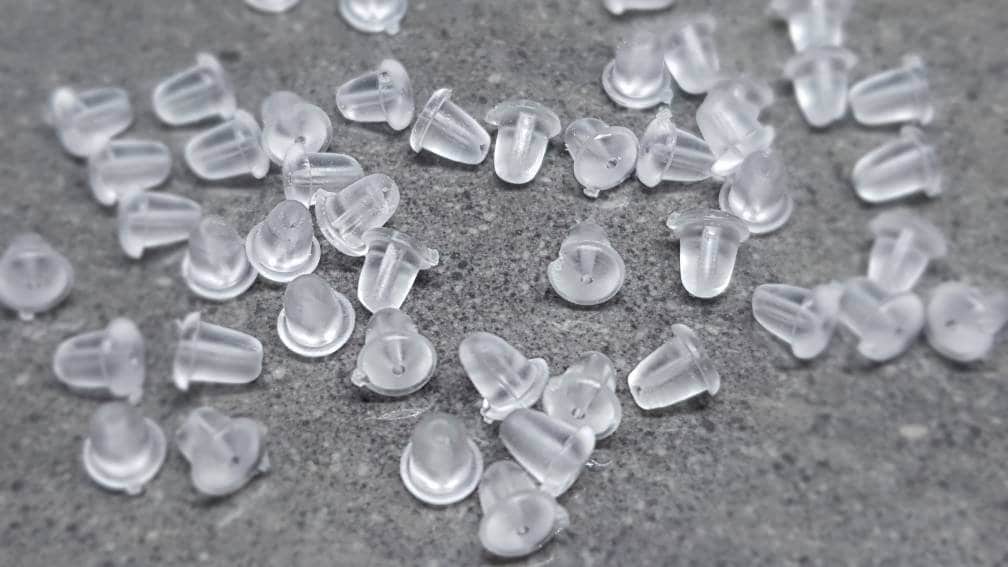 Rubber Earring Back, Rubber Earring Stops, Silicone Butterfly Backs, Bullet Backs