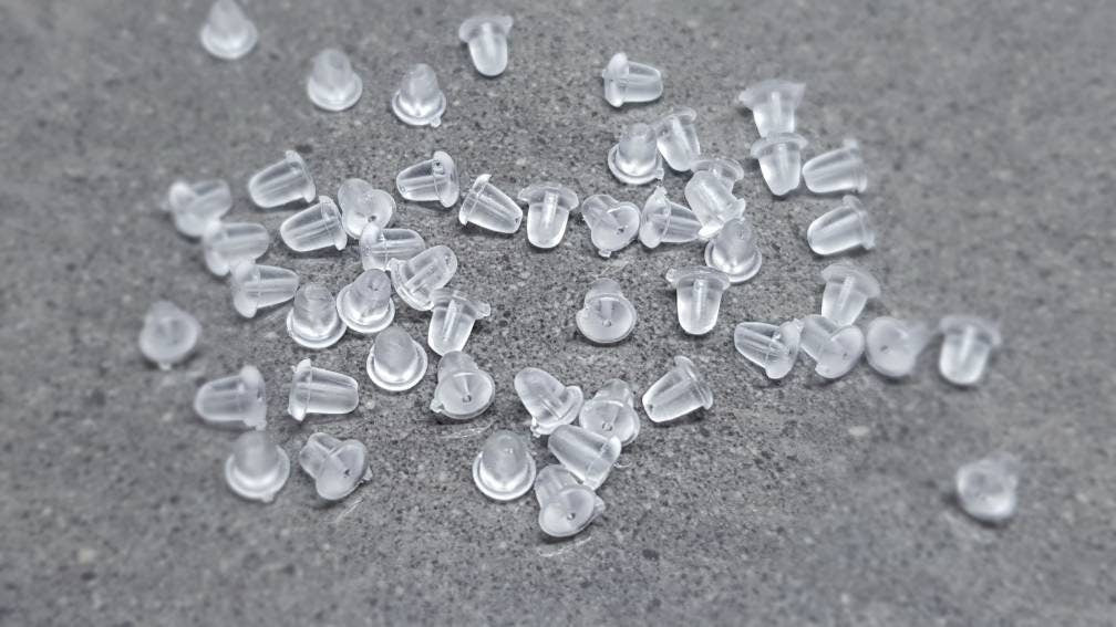 Rubber Earring Back, Rubber Earring Stops, Silicone Butterfly Backs, Bullet Backs