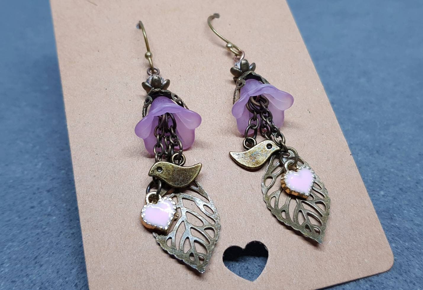 Flower Earrings, Hypoallergenic Ear Wires, Sterling Silver Ear Wires, PRIMERO Crystals®