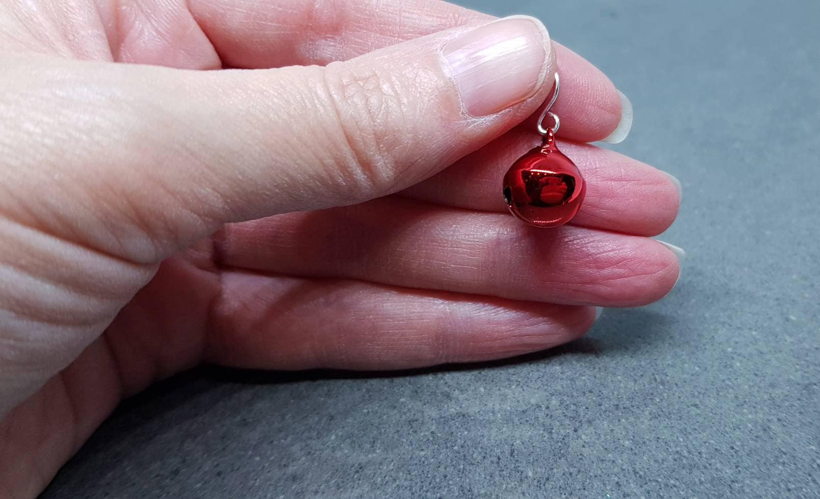 Jingling Jingle Bell Earrings, Hypoallergenic Ear Wires, Sterling Silver Ear Wires, Christmas Earrings, Festive Earrings