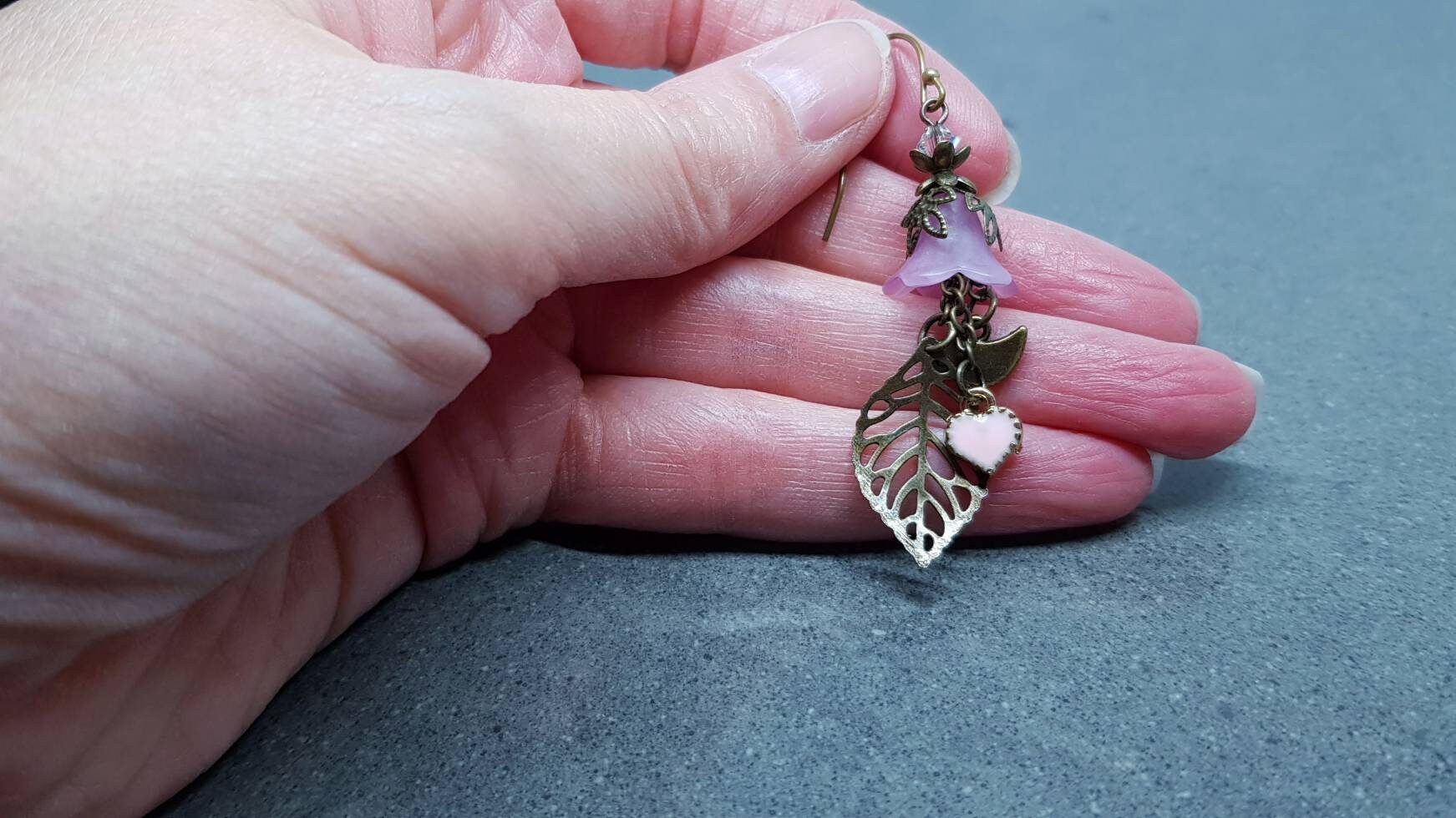 Flower Earrings, Hypoallergenic Ear Wires, Sterling Silver Ear Wires, PRIMERO Crystals®