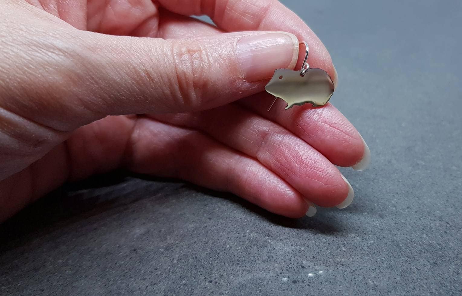 Guinea Pig Earrings, Hypoallergenic Ear Wires, 925 Sterling Silver Hooks, Silver Plated Hooks, Stainless Steel
