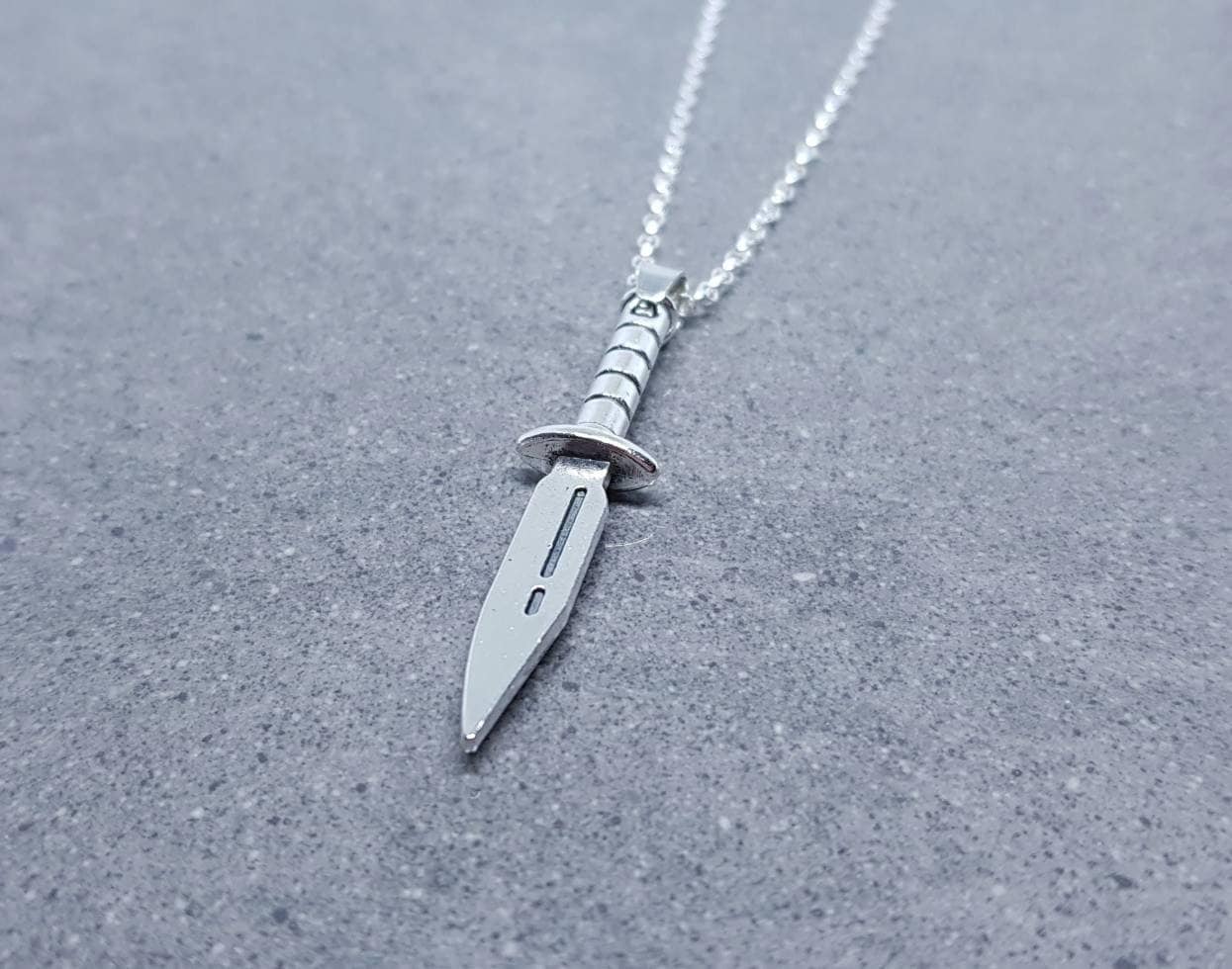 Dagger Chokers, Sword Choker, Silver Dagger Necklace, Gothic Jewellery, UK