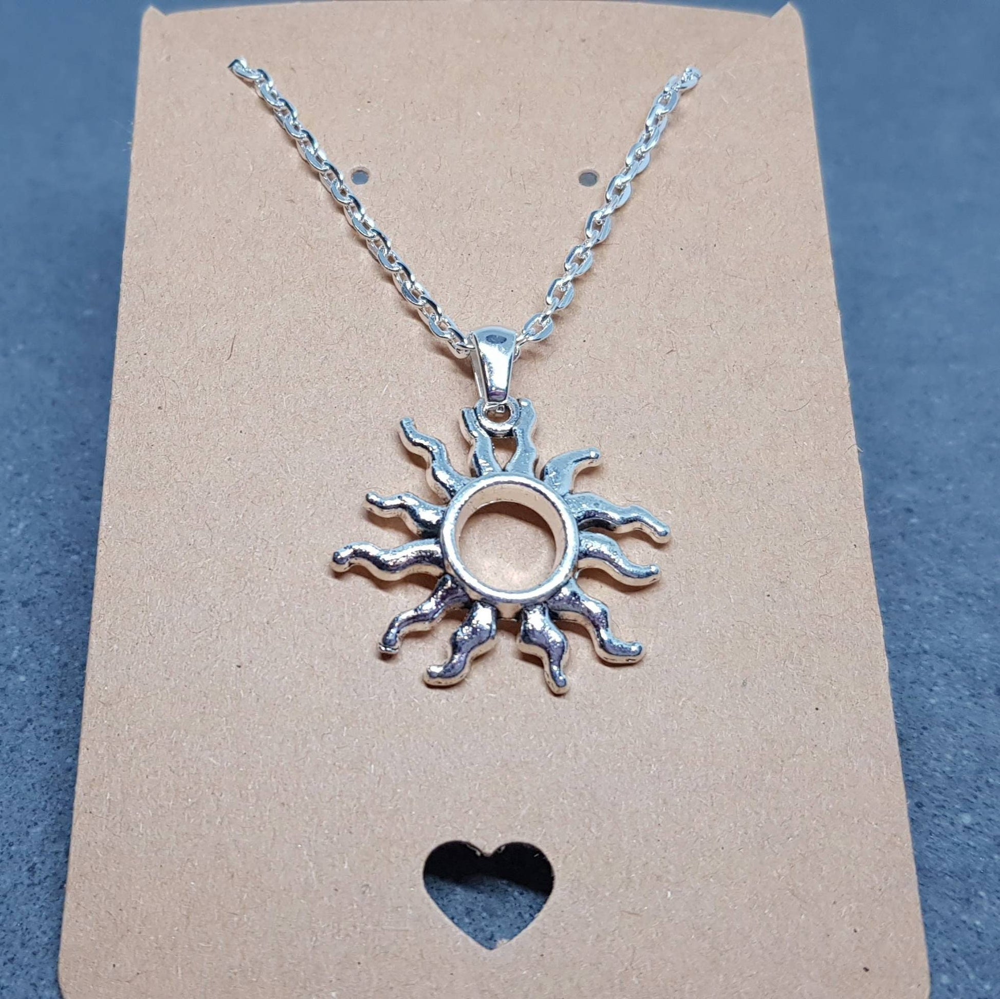 Sun Choker, Sun Necklace, Sterling Silver, Minamalistic Choker, Celestial Choker, Sunburst Necklace, Choice of Lengths
