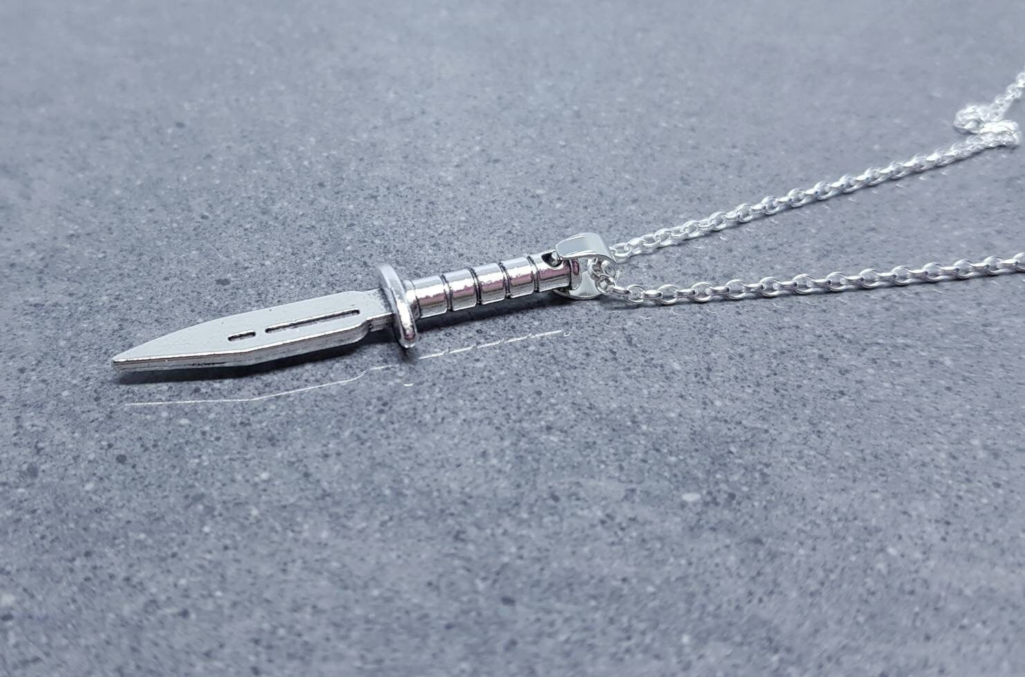 Dagger Chokers, Sword Choker, Silver Dagger Necklace, Gothic Jewellery, UK