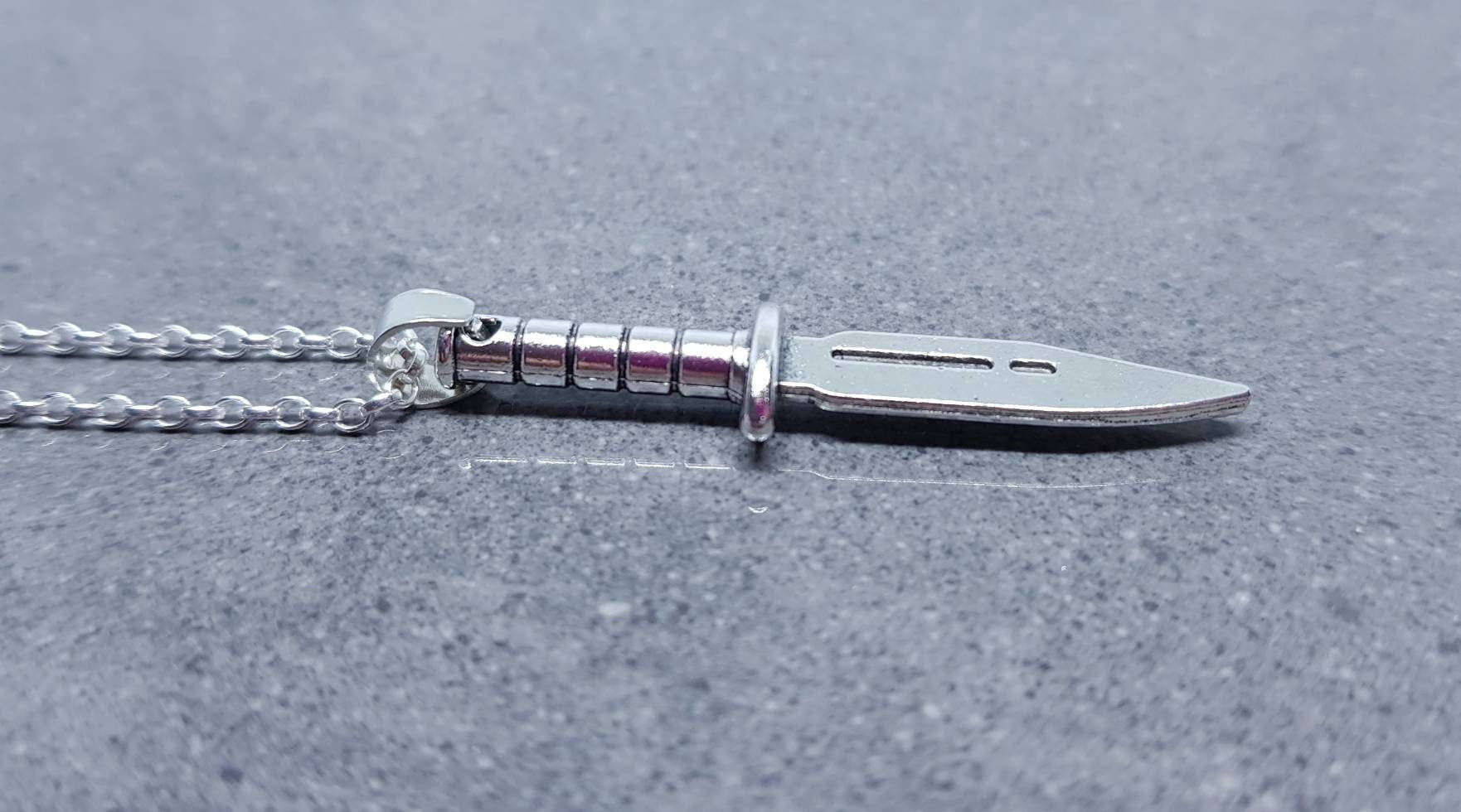 Dagger Chokers, Sword Choker, Silver Dagger Necklace, Gothic Jewellery, UK
