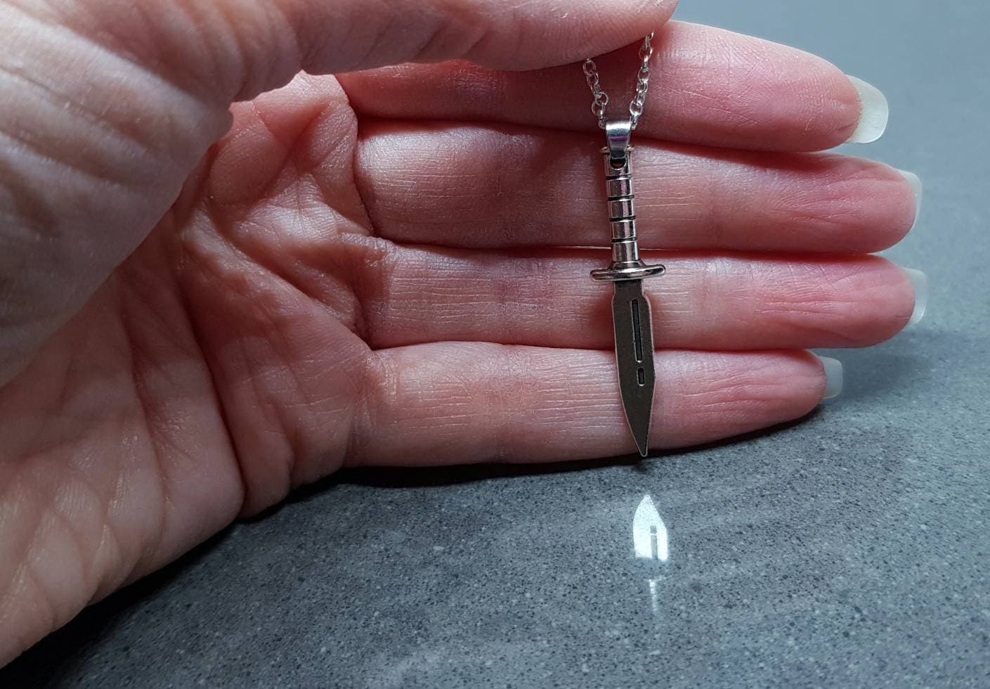 Dagger Chokers, Sword Choker, Silver Dagger Necklace, Gothic Jewellery, UK