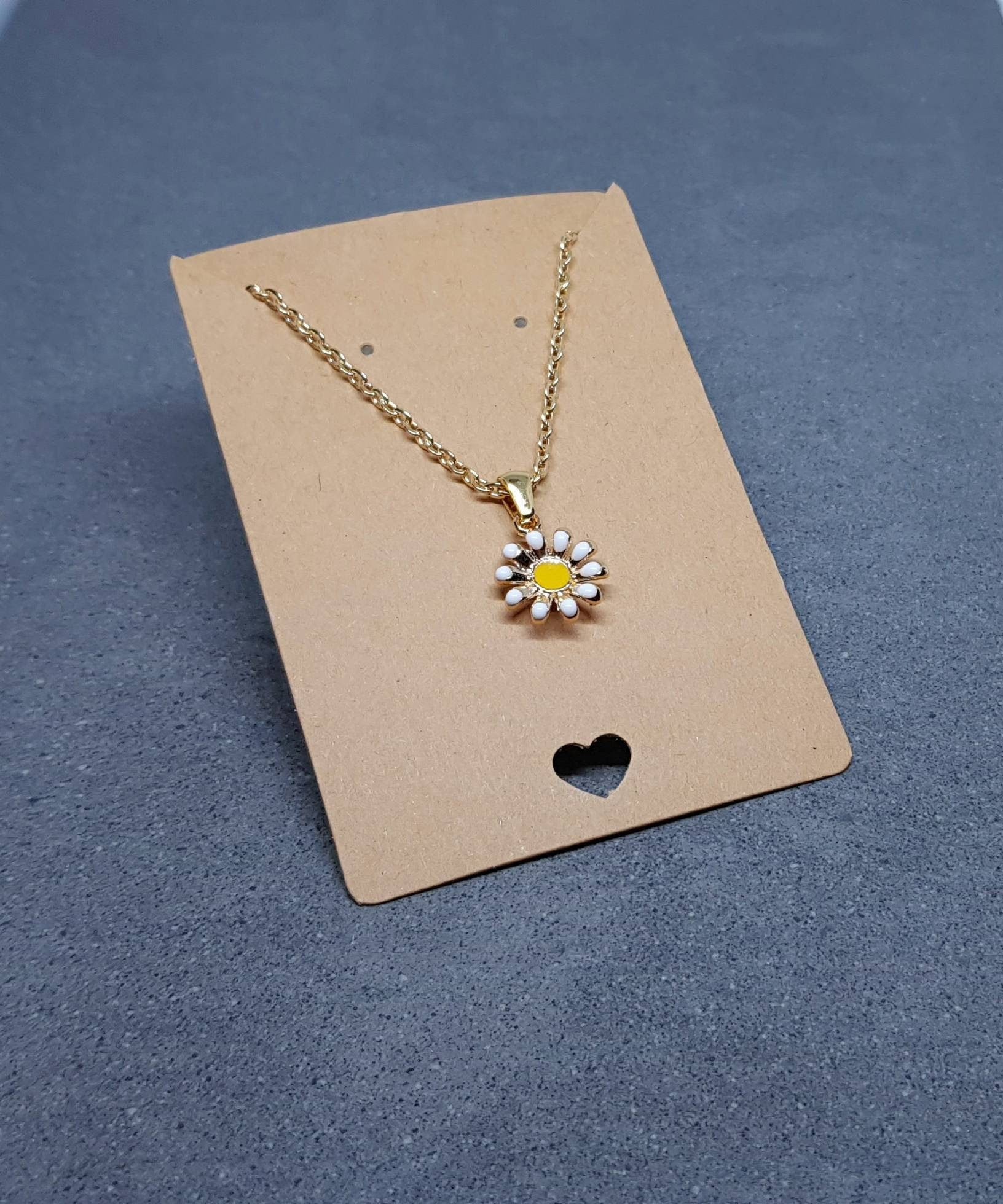 Gold Daisy Necklace, Minamalistic Necklace, Retro Necklace, Daisy Choker