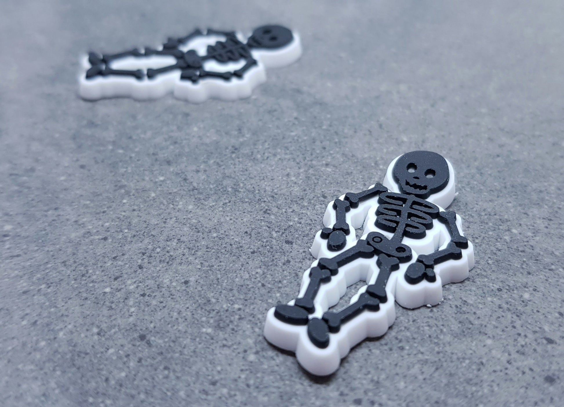 Skeleton embellishments, Gothic Charm, Craft Making, PVC, Halloween, Card Making, Gothic, Wreath Making, Costume Making, Pack of 10