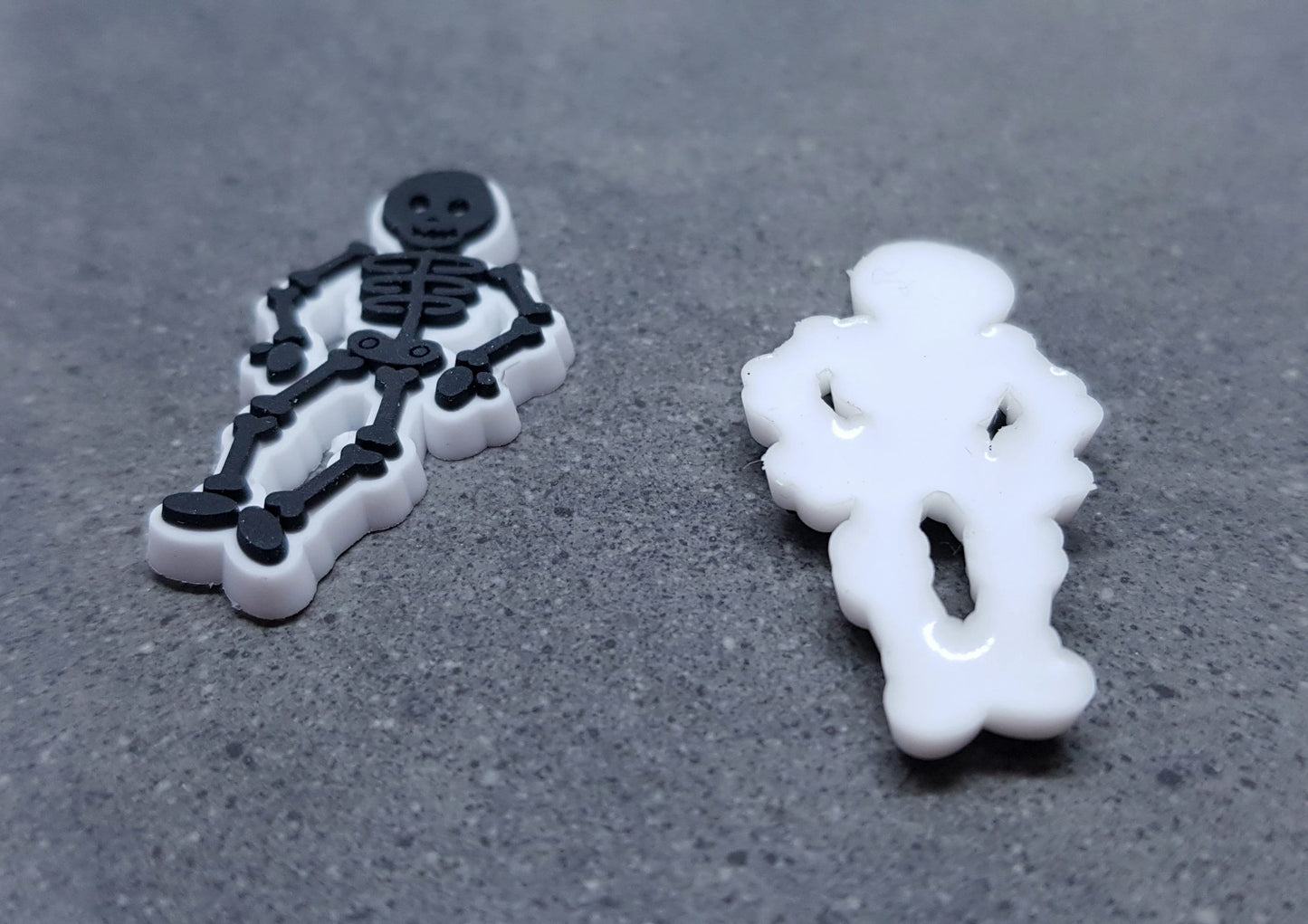 Skeleton embellishments, Gothic Charm, Craft Making, PVC, Halloween, Card Making, Gothic, Wreath Making, Costume Making, Pack of 10