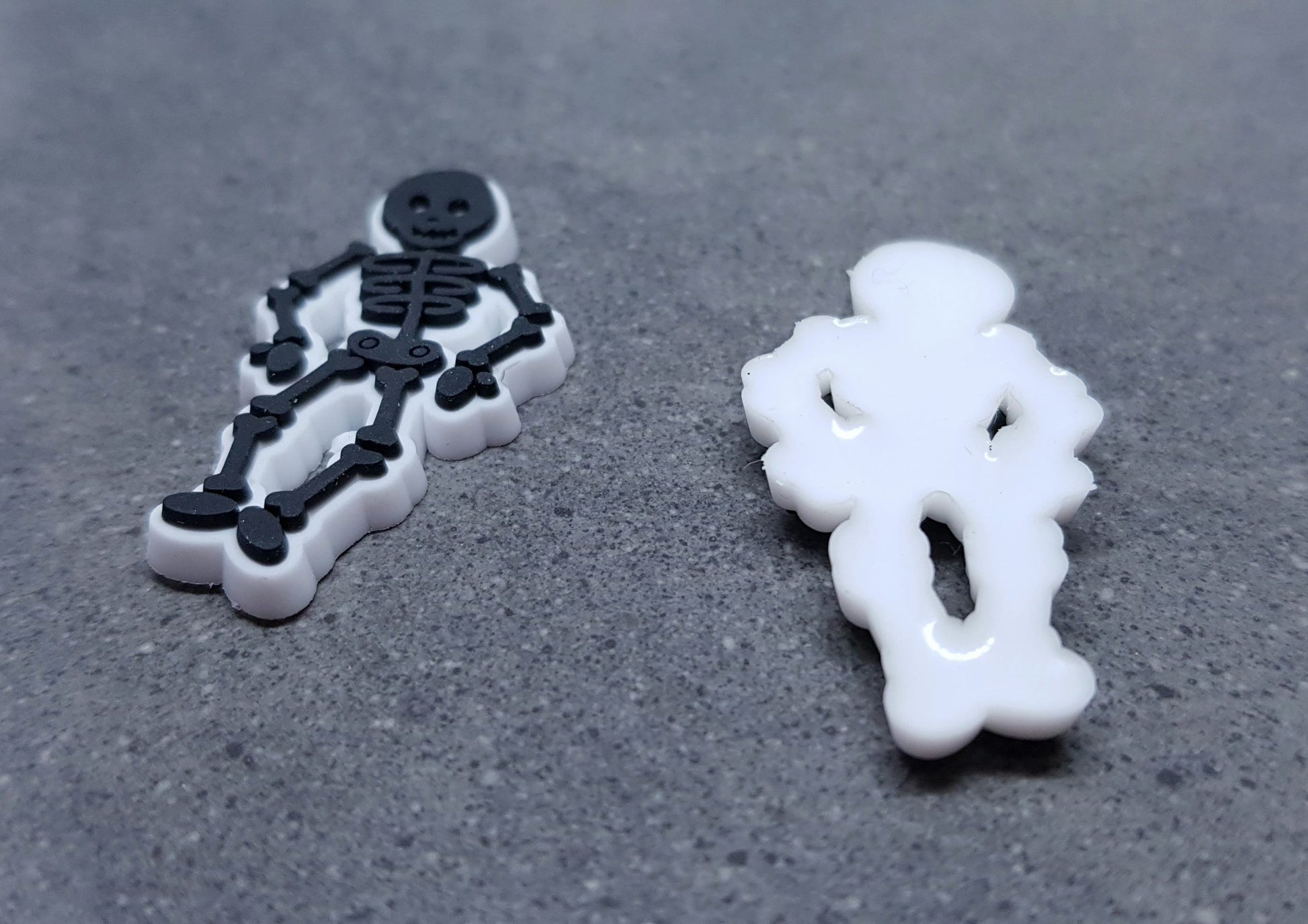 Skeleton embellishments, Gothic Charm, Craft Making, PVC, Halloween, Card Making, Gothic, Wreath Making, Costume Making, Pack of 10