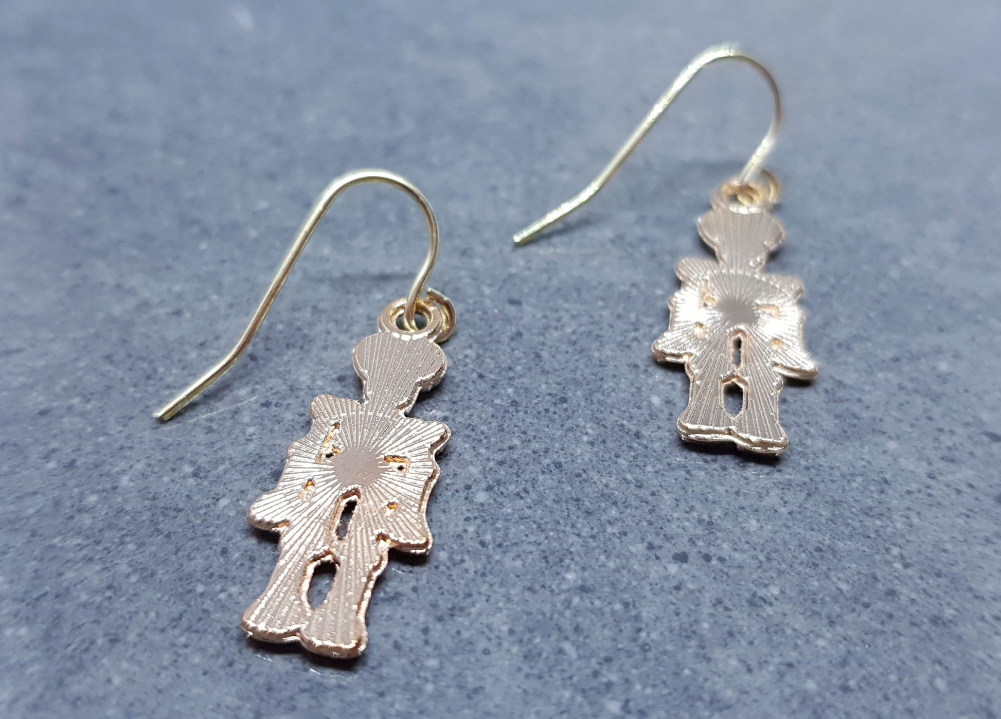Skeleton Earrings, Hypoallergenic Ear Wires, 925 Sterling Silver Ear Wires, Gothic Jewellery, Halloween, Trick or Treat