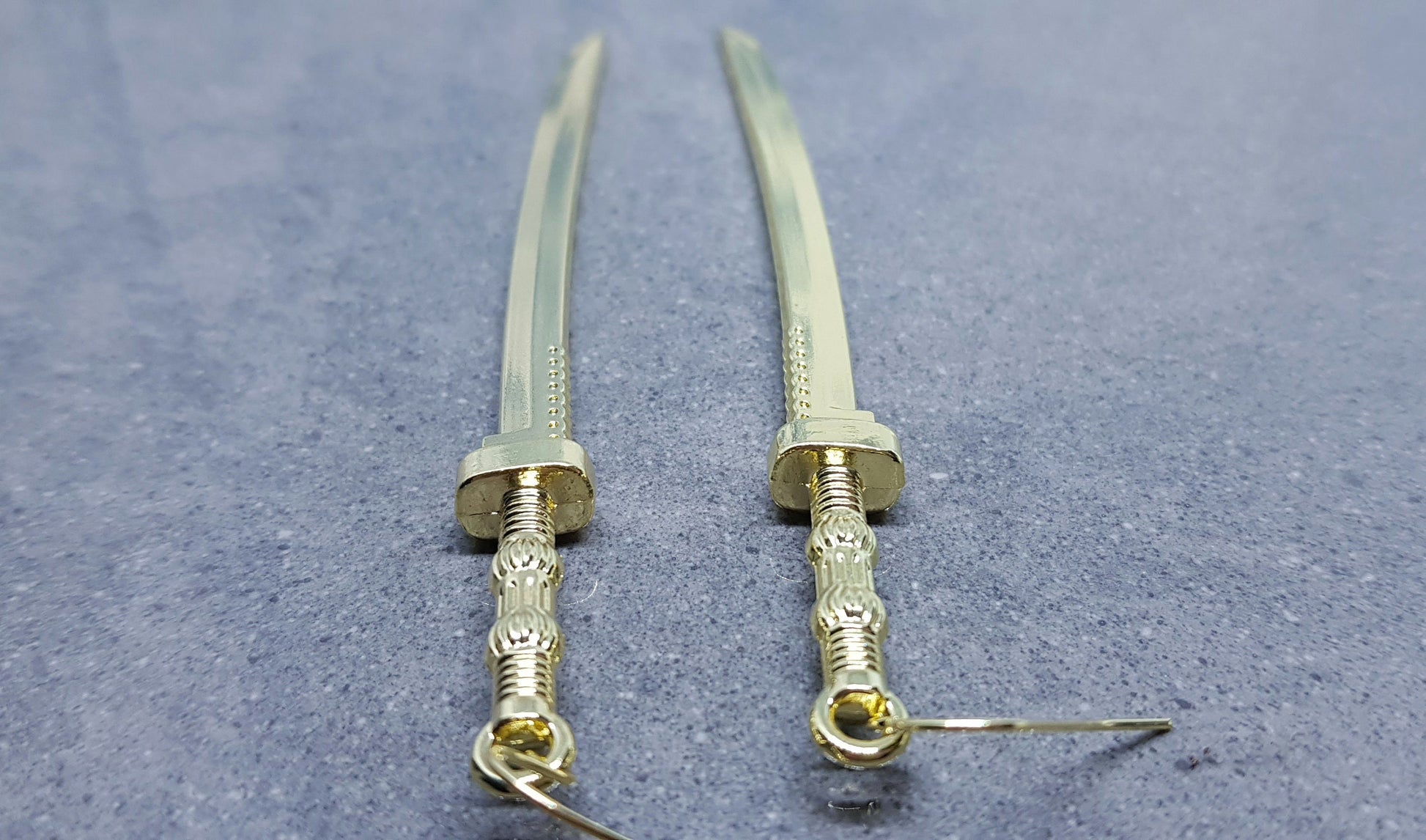 Dagger Earrings, Hypoallergenic Earrings, Sword Earrings, Large Katana Sword Earrings, Samurai Sword Earrings, Gothic Jewellery