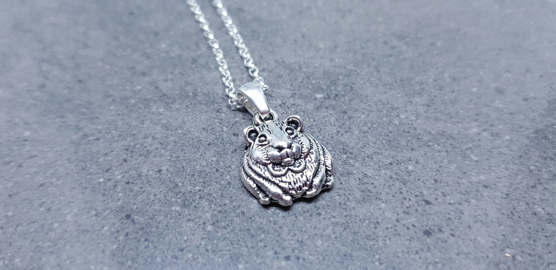 Guinea Pig Necklace, Guinea Pig Choker, Gift For Guinea Pig Owner, Pet Loss, Guinea Pig Jewellery