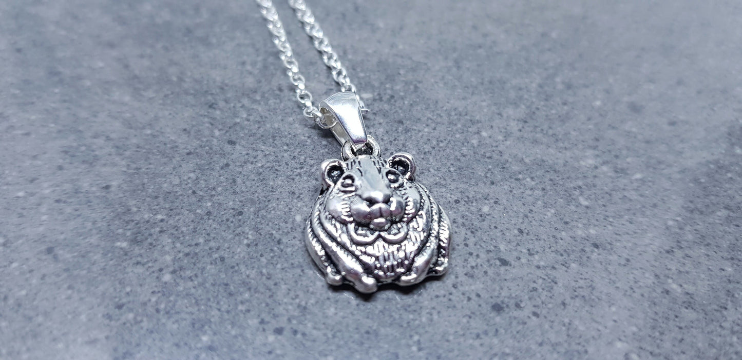Guinea Pig Necklace, Guinea Pig Choker, Gift For Guinea Pig Owner, Pet Loss, Guinea Pig Jewellery