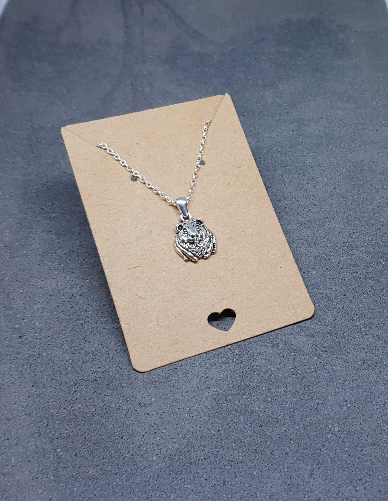 Guinea Pig Necklace, Guinea Pig Choker, Gift For Guinea Pig Owner, Pet Loss, Guinea Pig Jewellery