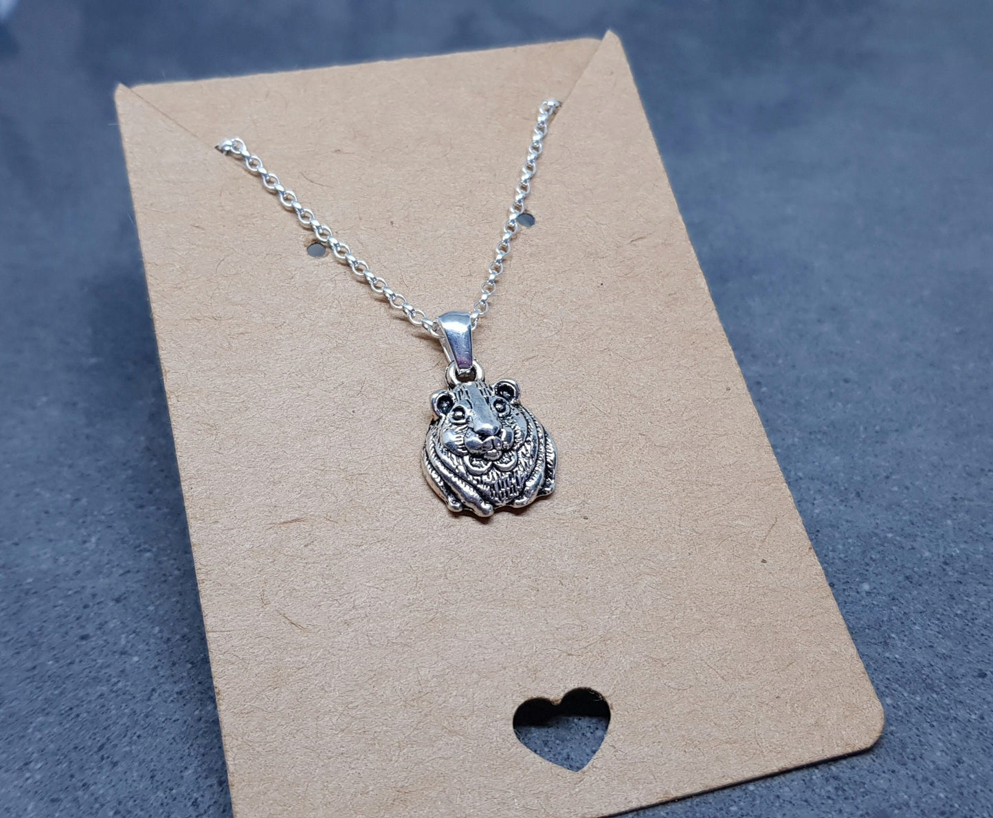 Guinea Pig Necklace, Guinea Pig Choker, Gift For Guinea Pig Owner, Pet Loss, Guinea Pig Jewellery