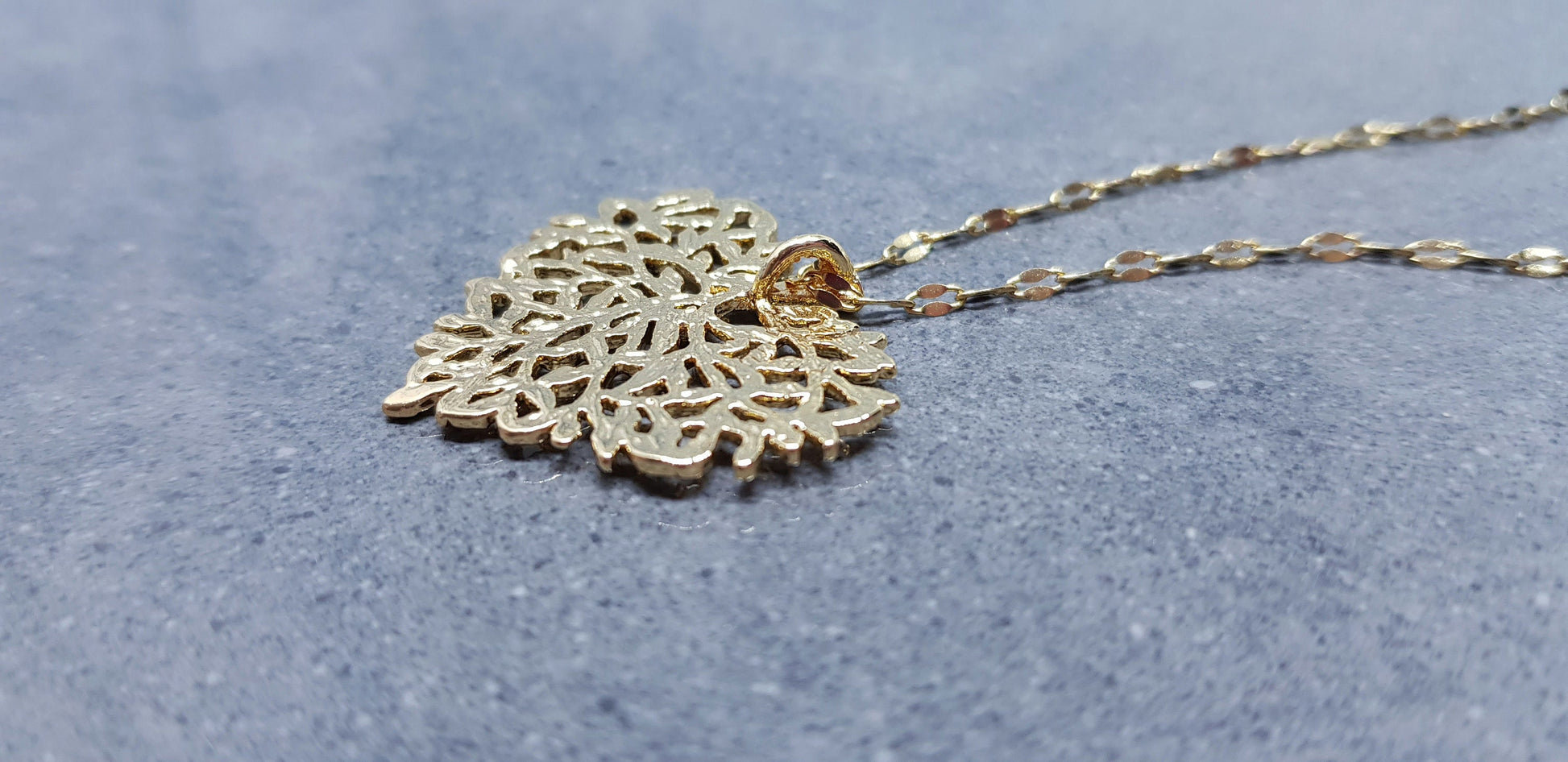 Tree Heart Necklace, Leaf Jewellery, Heart Jewellery, Stainless Steel Necklace, Heart Gifts