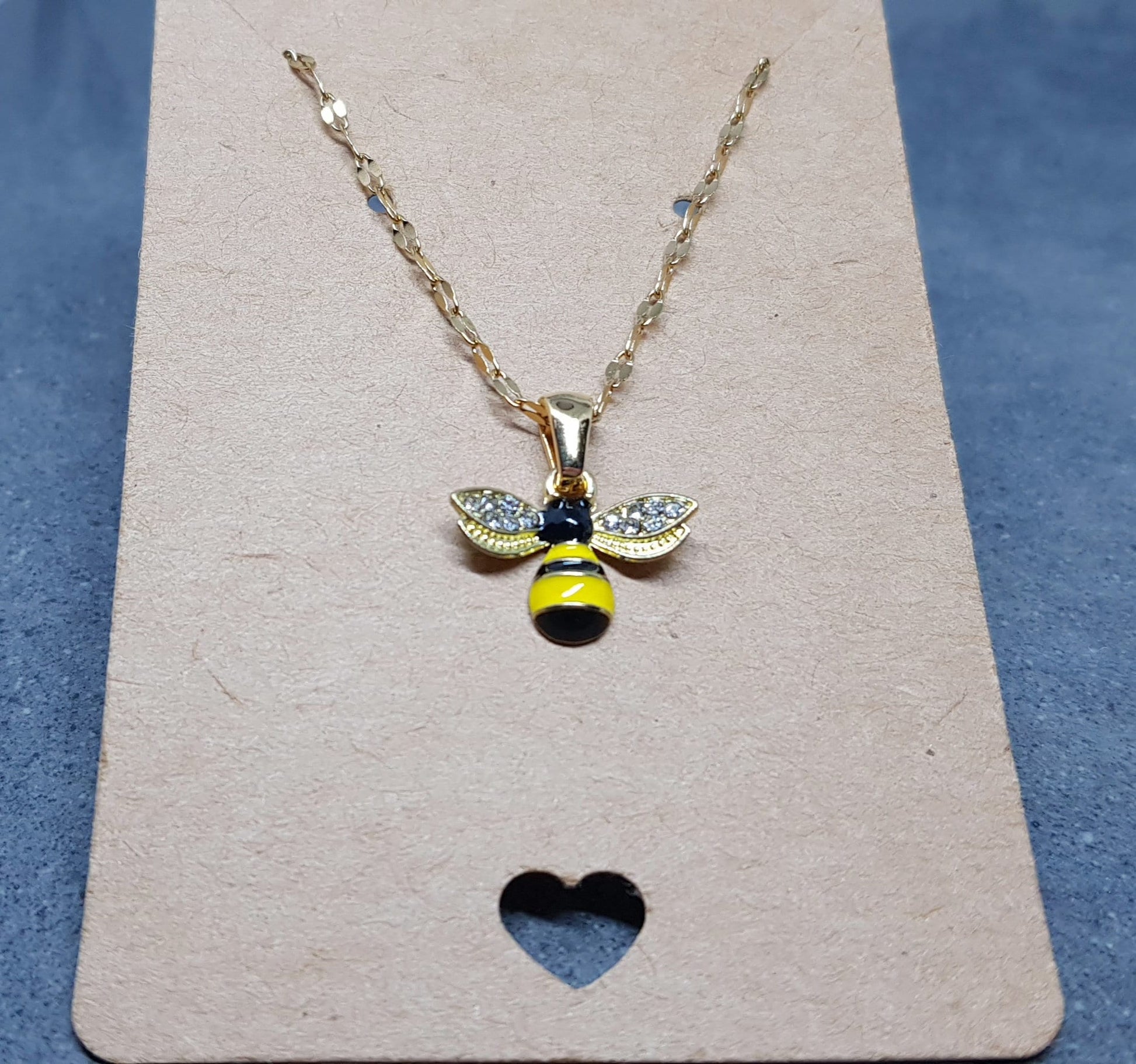 Crystal Rhinestone Bee Necklace, Bumble Bee Necklace, Minimalistic Choker, Crystal Rhinestone, Retro Choker, Insect Gifts