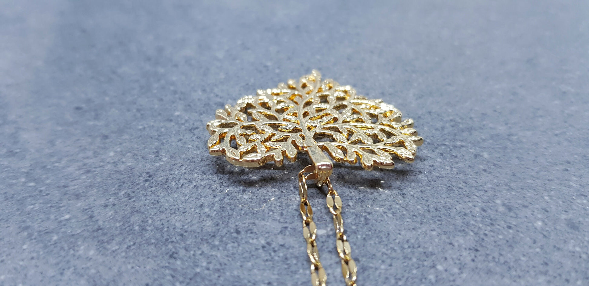 Tree Heart Necklace, Leaf Jewellery, Heart Jewellery, Stainless Steel Necklace, Heart Gifts