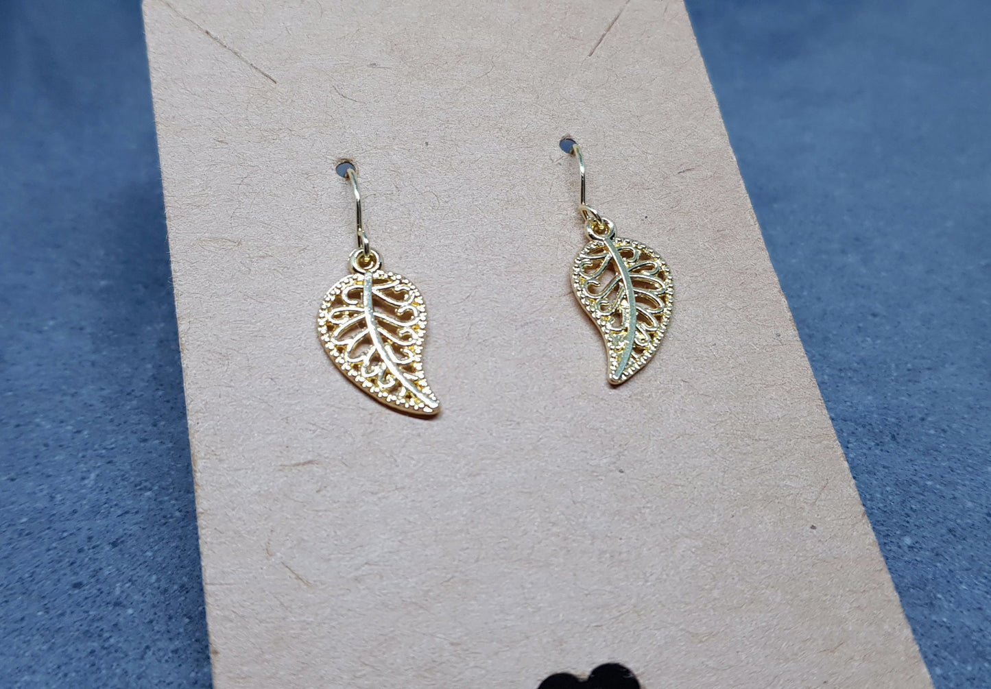 Leaf Earrings, Hypoallergenic Ear Wires, Gold Leaf Earrings, Tree Earrings, Leaf Earrings, Sterling Silver Ear Wires, Gift for her