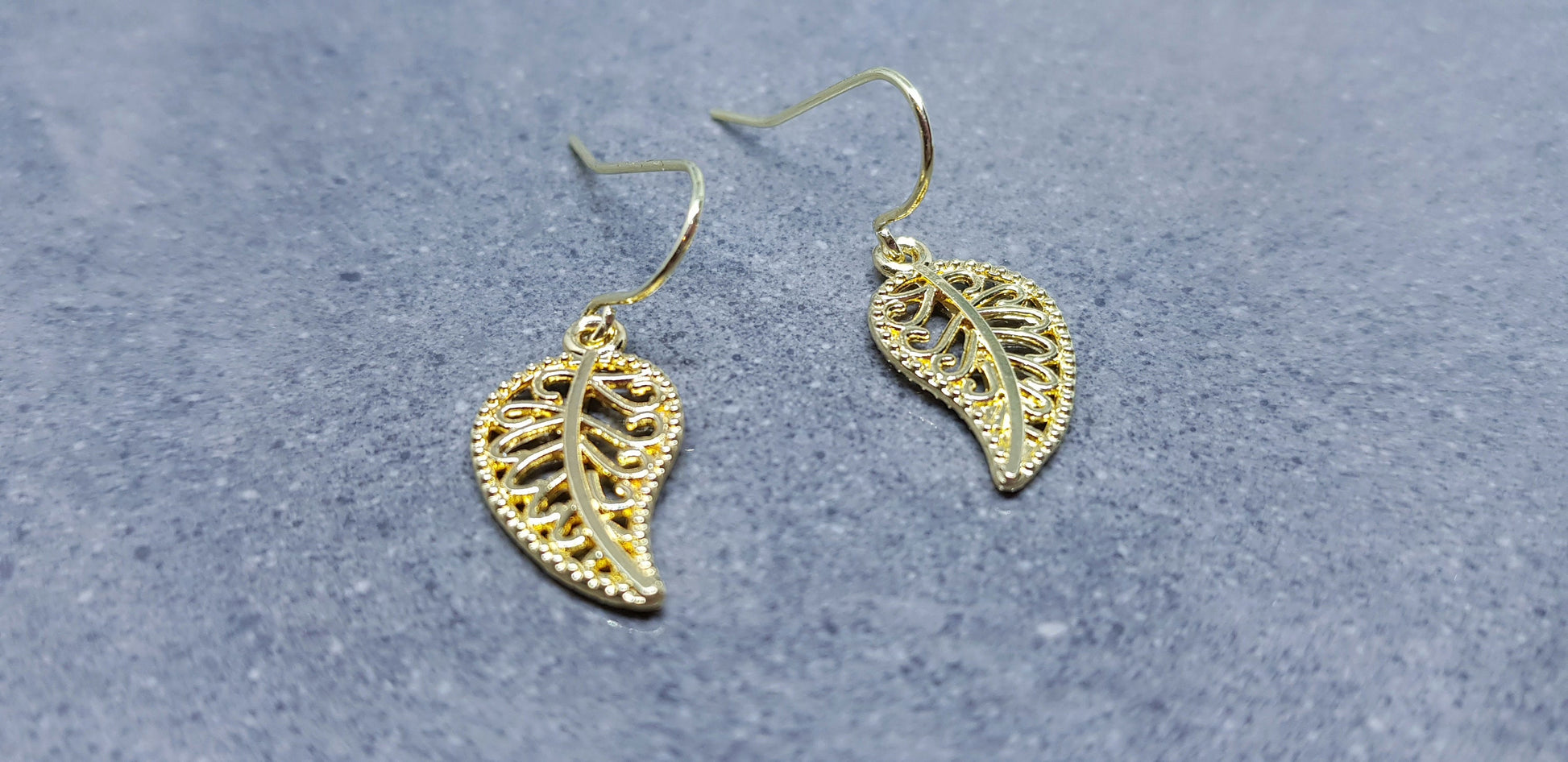 Leaf Earrings, Hypoallergenic Ear Wires, Gold Leaf Earrings, Tree Earrings, Leaf Earrings, Sterling Silver Ear Wires, Gift for her