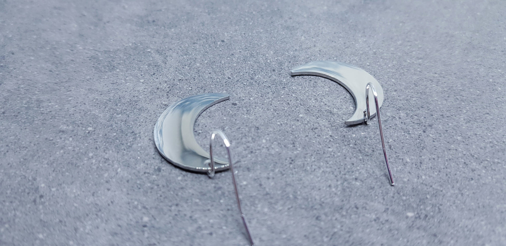Moon Earrings, Choice of Ear Wires, Sterling Silver Ear Wires, Crescent Moon Earrings, Celestial Earrings, Moon Jewellery