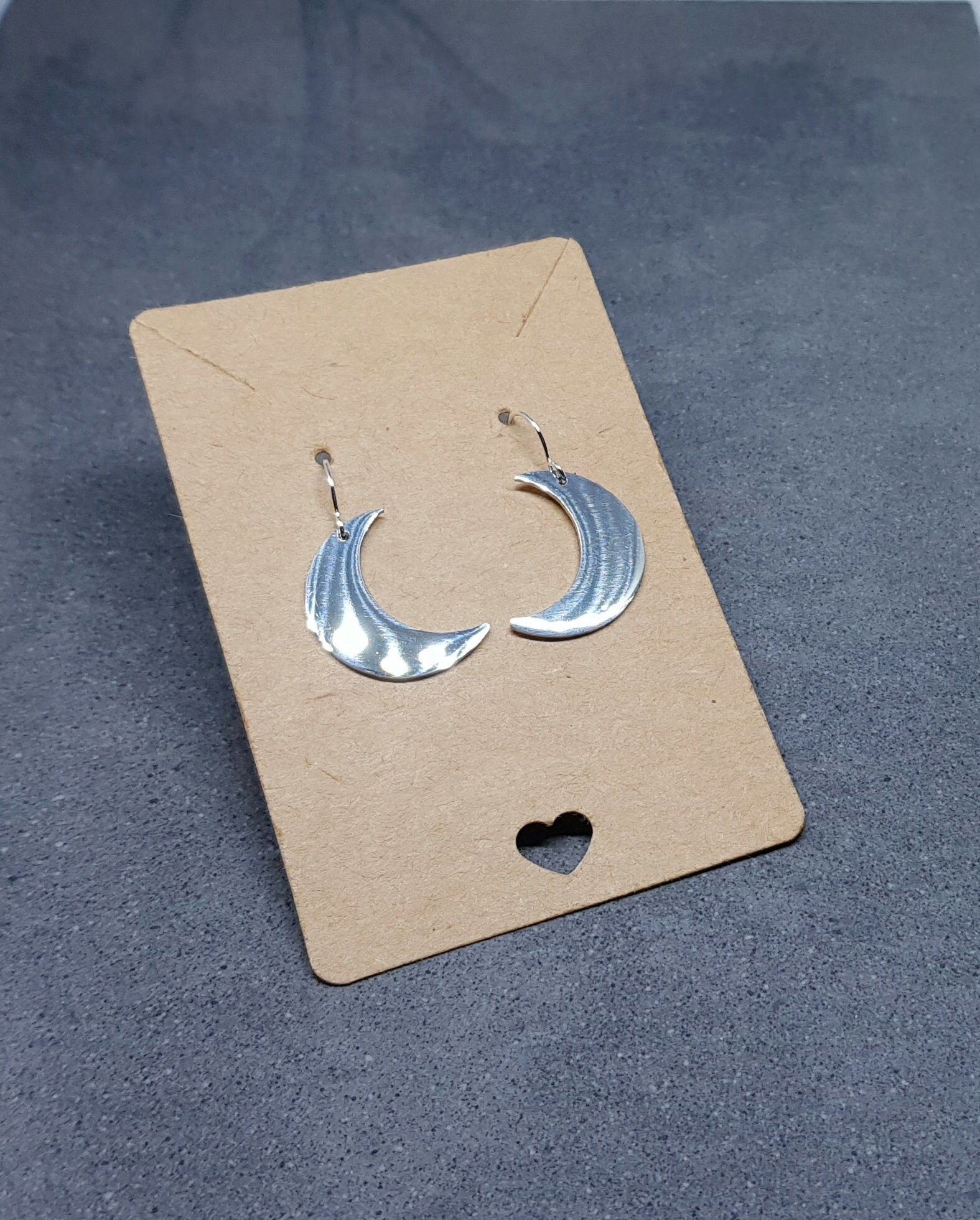 Moon Earrings, Choice of Ear Wires, Sterling Silver Ear Wires, Crescent Moon Earrings, Celestial Earrings, Moon Jewellery