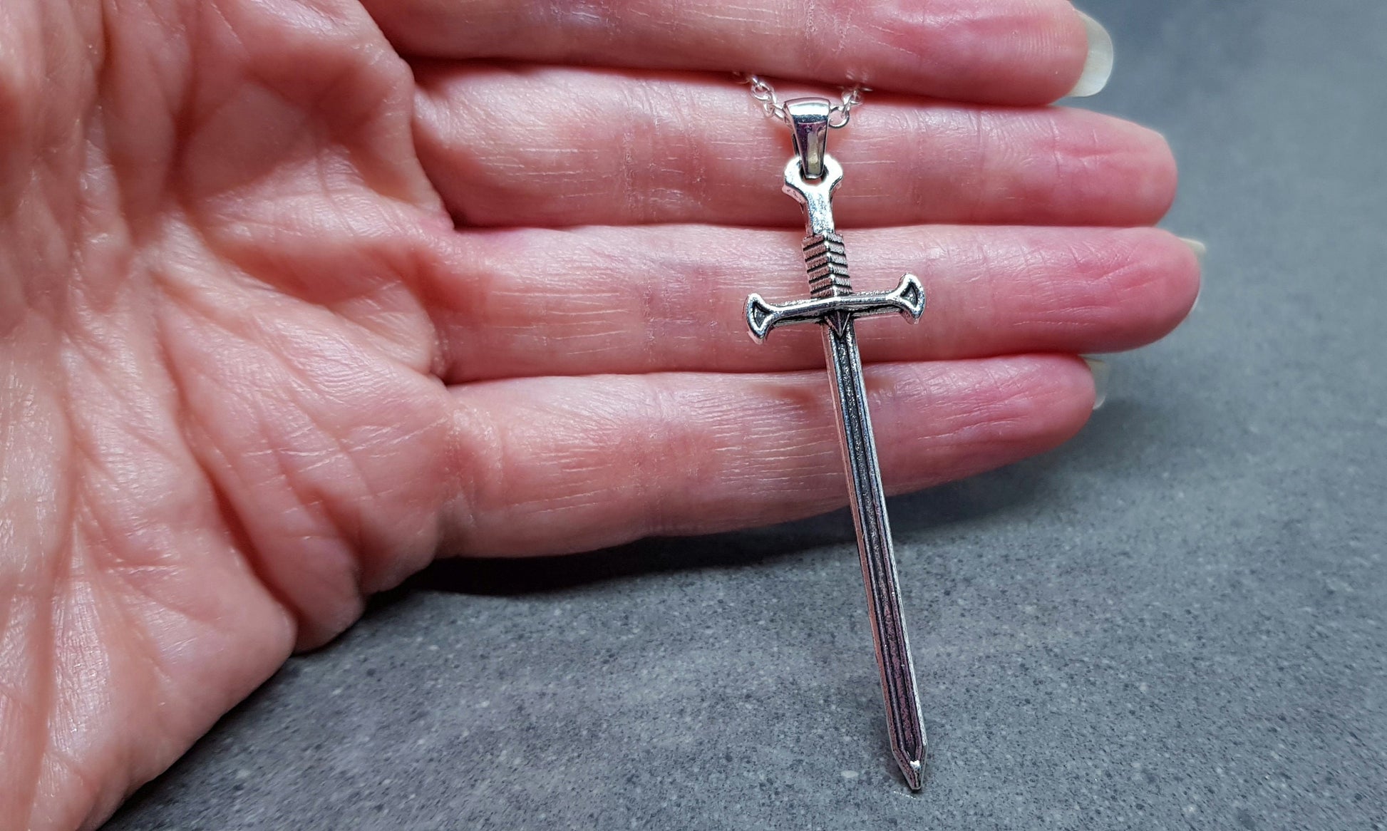 Sword Necklace, Miniature, Dagger Choker, Dagger Necklace, Sword Choker, Gothic Jewellery